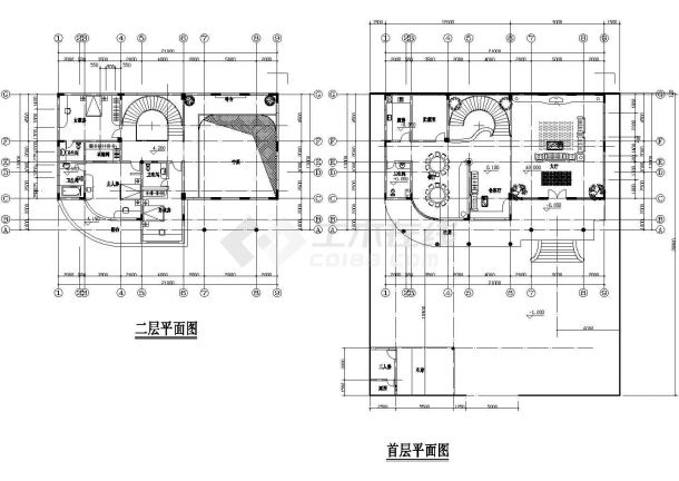 上海某新型开发区12套农村住宅设计全套施工cad图纸-图二
