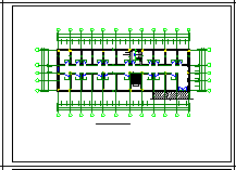 综合办公楼框架结构建筑cad设计施工图-图一