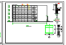 综合办公楼框架结构建筑cad设计施工图-图二