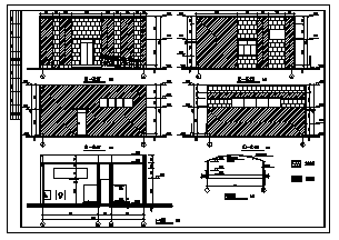 公厕设计_80平米某市区单层砌体结构公厕新建改造工程建施cad图纸-图二