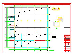 [江苏]地上一层（局部架空层）框架结构纪念馆结构cad设计施工图-图二