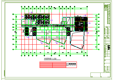 [浙江]地上三层框架结构幼儿园结构cad设计施工图-图一