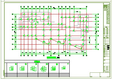 [浙江]地上三层框架结构幼儿园结构cad设计施工图-图二