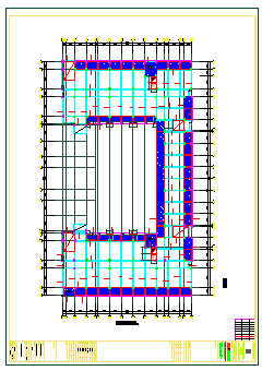 [浙江]地上六层框架结构宿舍楼结构cad设计施工图-图一