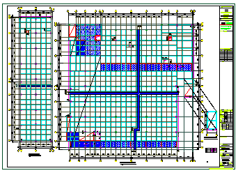 [浙江]地上三层框架结构学校食堂结构cad设计施工图-图二