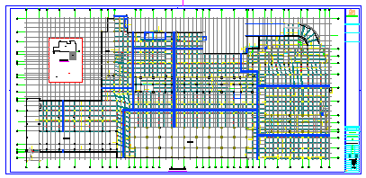 [浙江]地下单层钢筋混凝土框架结构地下室结构cad设计施工图-图二