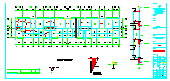 6层统拆统建安置房结构cad设计施工图（有底商）_图1