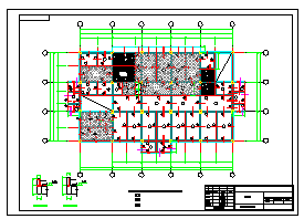 8度区四层框架结构职工食堂结构cad设计施工图-图二