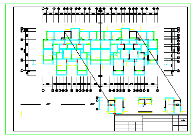 安徽7度11层框剪住宅结构cad设计施工图-图二