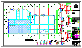地上3层局部2层框架商业及商业辅助用房结构cad设计施工图-图二