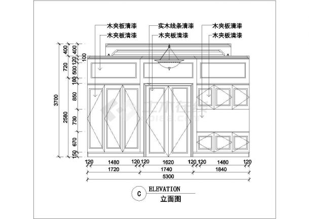 苏州某花园小区别墅住宅施工设计图纸-图二