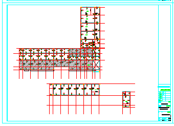 [海南]地上6层框架结构物业办公楼结构cad设计施工图-图一