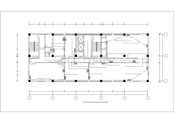 某十六层办公楼开放式综合布线系统全套图纸-图一
