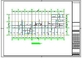 [江苏]地上7层框架结构培训中心结构cad设计施工图-图一