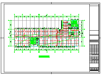 [江苏]地上7层框架结构培训中心结构cad设计施工图-图二