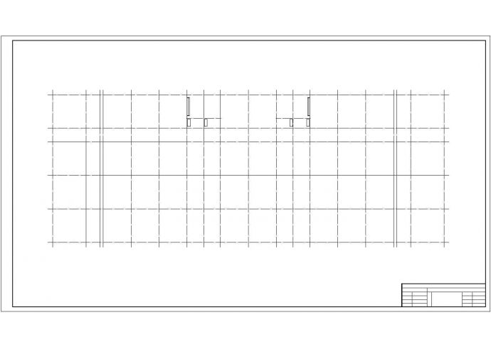 淮南市某高级中学6层框架结构教学楼全套建筑设计CAD图纸_图1