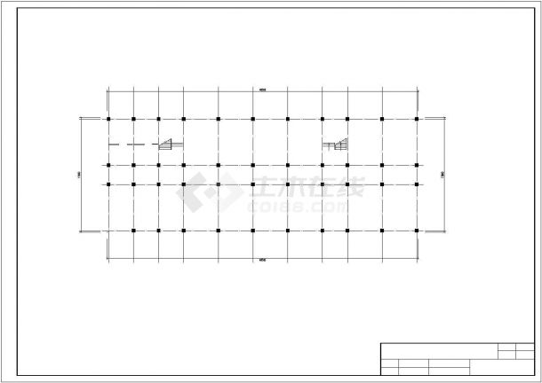 淮北市某实验中学4340平米混框结构教学楼全套建筑设计CAD图纸-图一