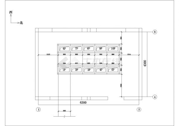 某35kV变电站电气设计施工CAD图纸-图二