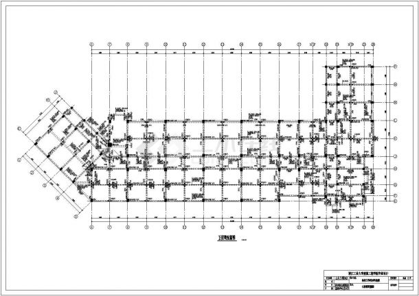 连云港市某技工学校五层框架结构教学楼全套结构设计CAD图纸-图二