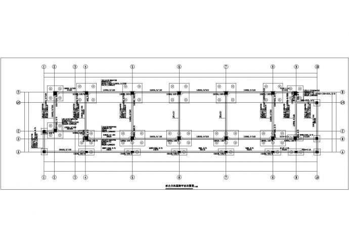 哈尔滨市平昌中学5层框架结构教学楼全套结构设计CAD图纸_图1