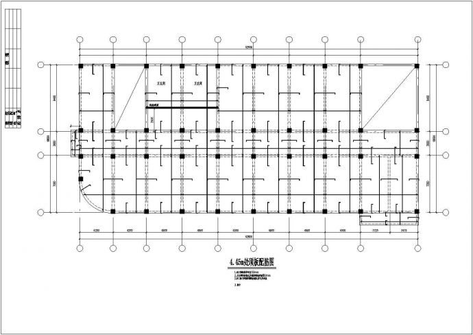 厦门市某职业技术学院4层框架结构教学楼全套结构设计CAD图纸_图1