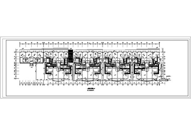 某六层复层住宅楼给排水施工CAD图纸【水压0.30MPa】-图一