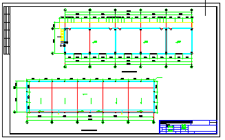 某工业钢结构厂房结构cad设计图纸_图1
