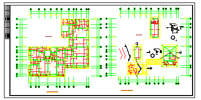 某混凝土框架办公楼结构cad设计施工图_图1