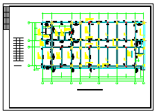 六层教学楼框架结构cad设计施工图-图二
