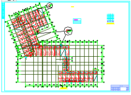 某地六层教学楼框架结构cad设计施工图-图二