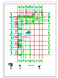 某框架结构商住楼结构cad设计施工图纸_图1