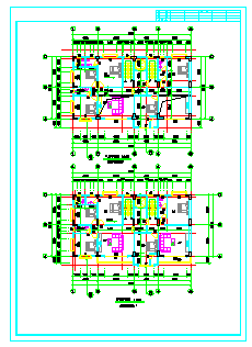 七层框架住宅楼建筑结构cad设计施工图_图1