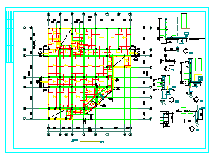 深圳甲级卫院全套建筑结构cad设计图