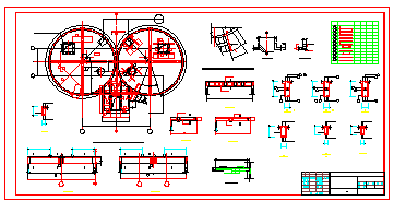 某水泥厂双仓结构cad设计施工图
