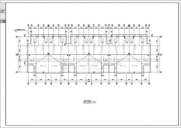 安徽省亳州市碧海花园建筑全套施工设计CAD平面图-图一
