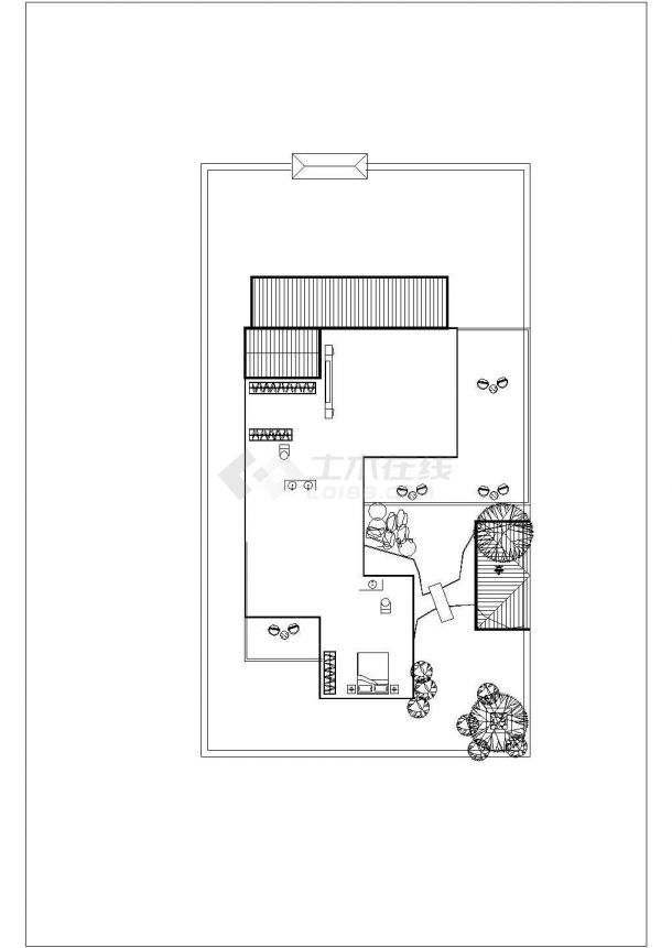 某地区别墅建筑完整设计施工CAD图纸-图一