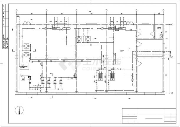 某地区供热工程热力站设计施工CAD图纸-图二