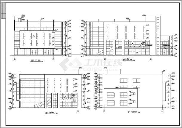 河南省巩义市某住宅小区规划设计方案CAD图纸-图二