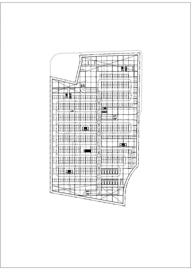 江苏省海门市府南生态长廊项目景观整体设计规划CAD图纸-图二
