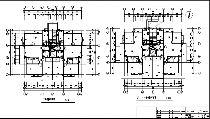 明光某学校学生公寓宿舍楼电气系统设计施工cad图纸_图1