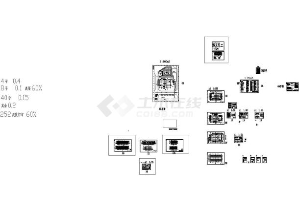 [广东]某公司单层职工综合活动中心建筑施工图-图一