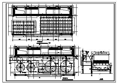 冷却塔安装设计_某冷却塔安装大样设计cad图纸-图一