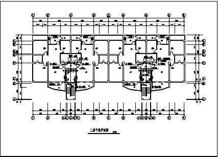 新化小区住宅楼电气系统设计施工cad图纸-图二