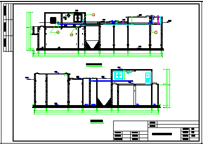 [海南]某果汁加工厂污水处理站安装cad设计图纸_图1