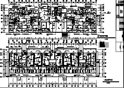 扬州连运小区住宅楼电气系统设计施工cad图纸-图一
