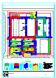 河北某4hm厂区室外给排水工程设计cad施工图-图一