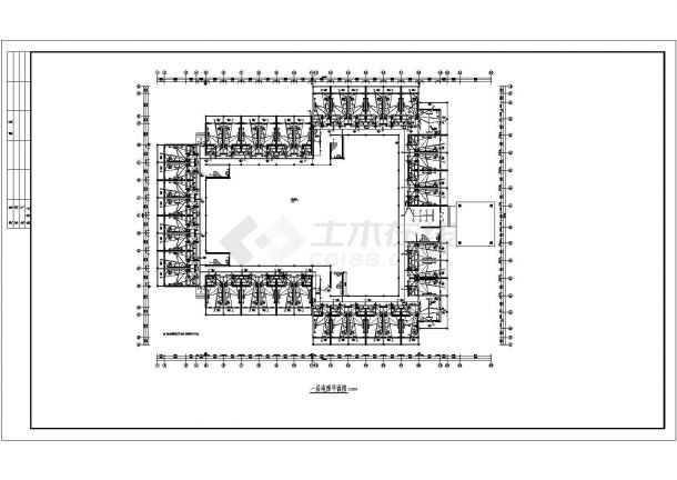 花园别墅CAD设计电气图纸-图一