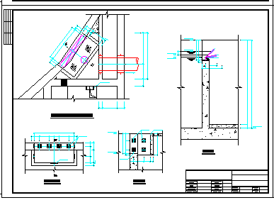 Carrousel氧化沟及污泥泵房施工设计cad图纸-图一