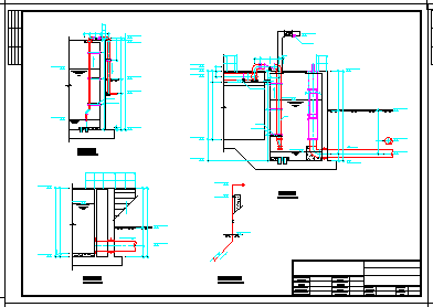 Carrousel氧化沟及污泥泵房施工设计cad图纸-图二