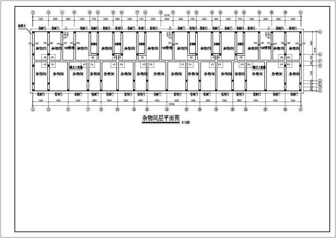 淮北市某科究所5170平米八层框架结构办公楼建筑+结构设计CAD图纸_图1